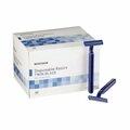 Mckesson Twin-Blade Disposable Razor, Blue, 50PK 16-RZ50